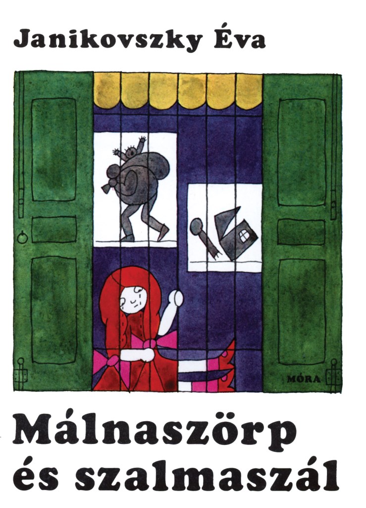 Málnaszörp és szalmaszál