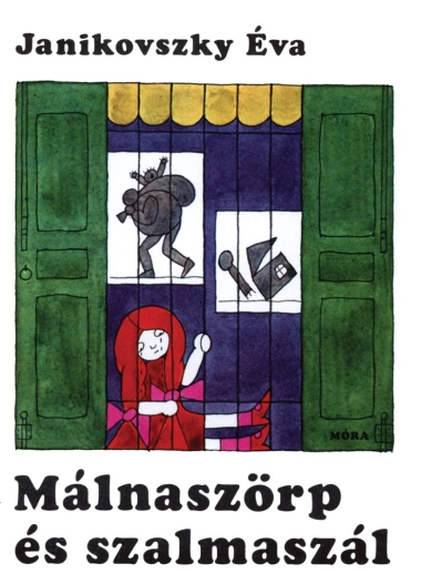 Málnaszörp és szalmaszál